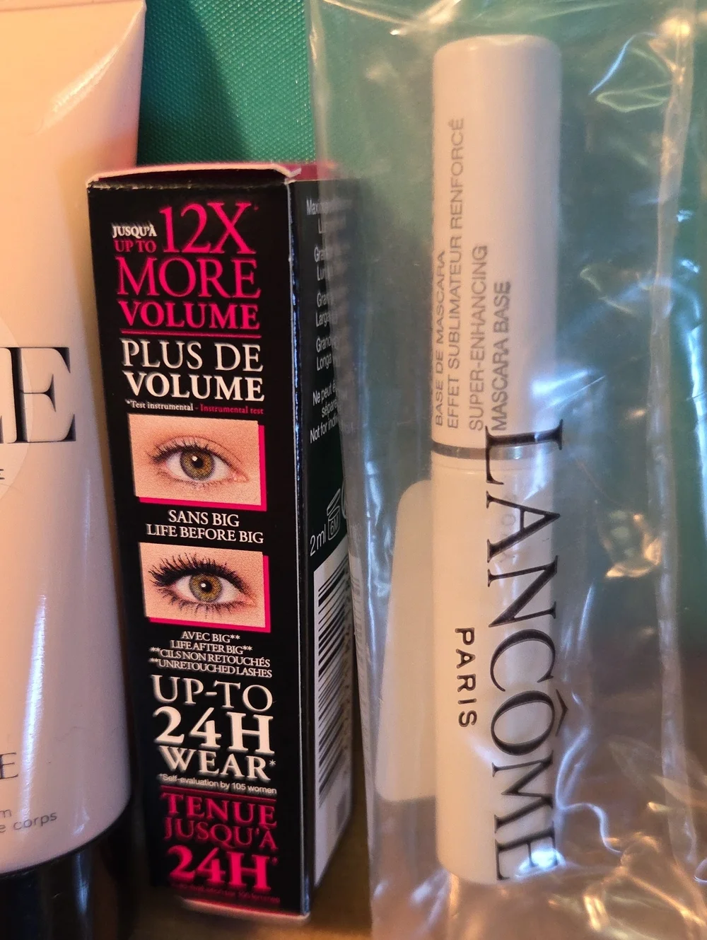 Lancôme Idôle Lash & Cream Set with Teal Pouch